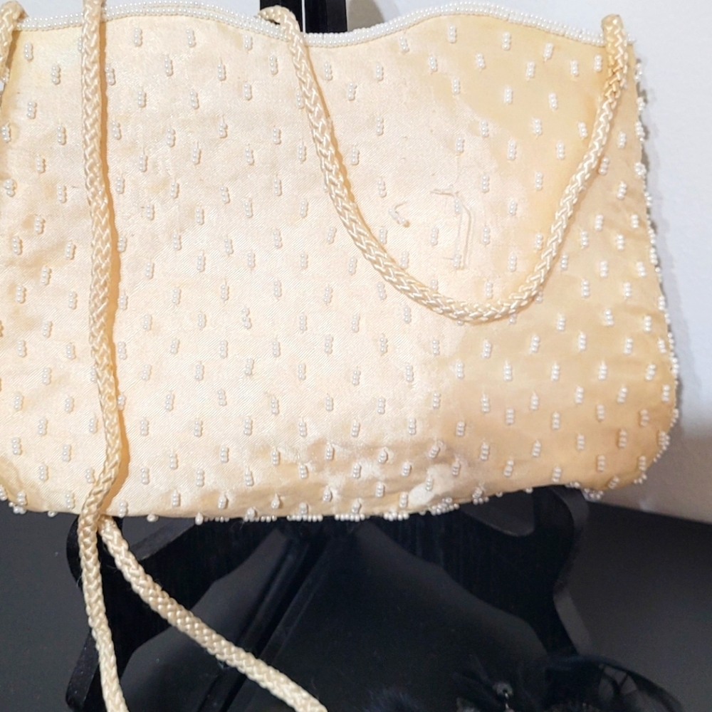 80s beaded purse